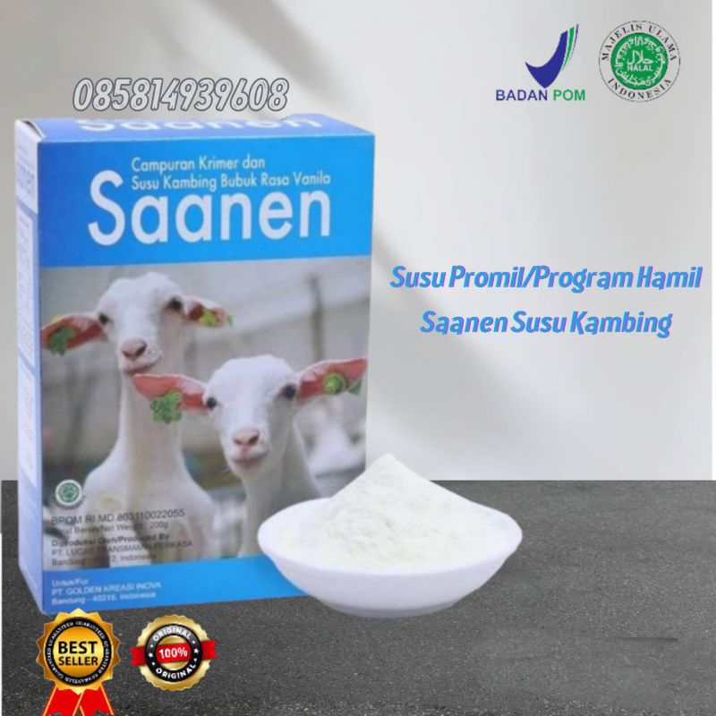 Susu Promil Program Hamil || SAANEN SUSU KAMBING