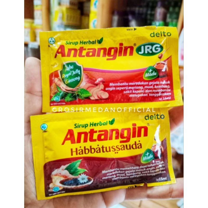 

ANTANGIN JRG CAIR sachet 1 Pcs - JAHE MERAH UNTUK MASUK ANGIN