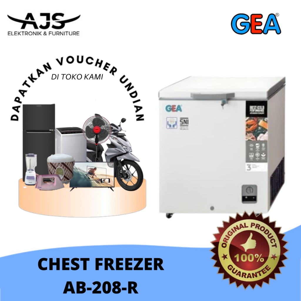 CHEST FREEZER GEA AB-208R Freezer Box GEA AB208R AB 208 R