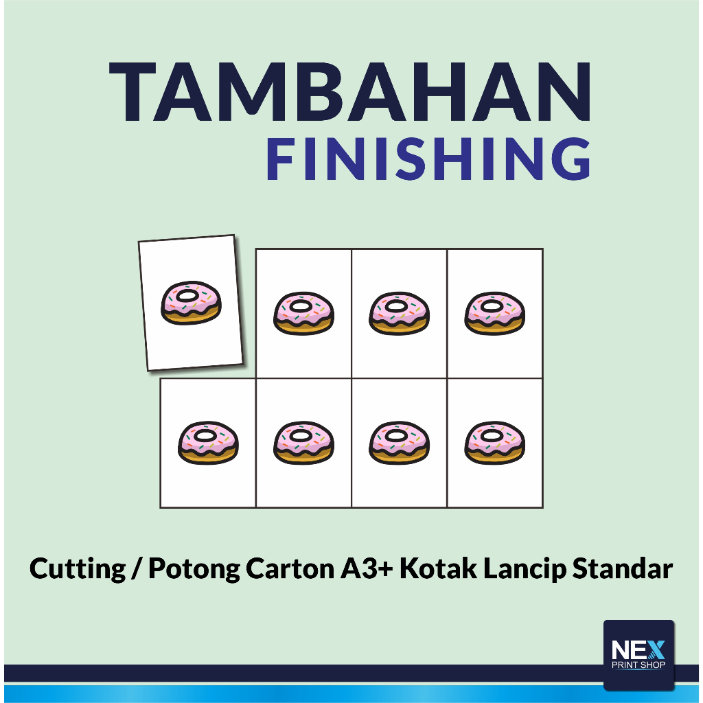 

Tambahan Cutting Kotak Lancip Standar