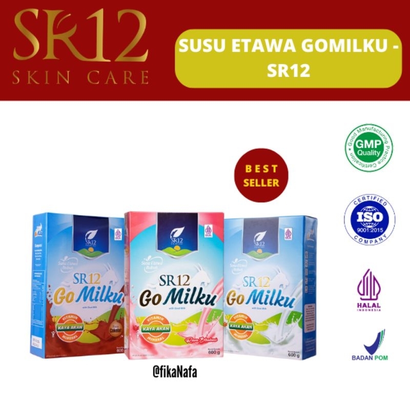 

GOMILKU SR12 SUSU KAMBING ETAWA HALAL BPOM