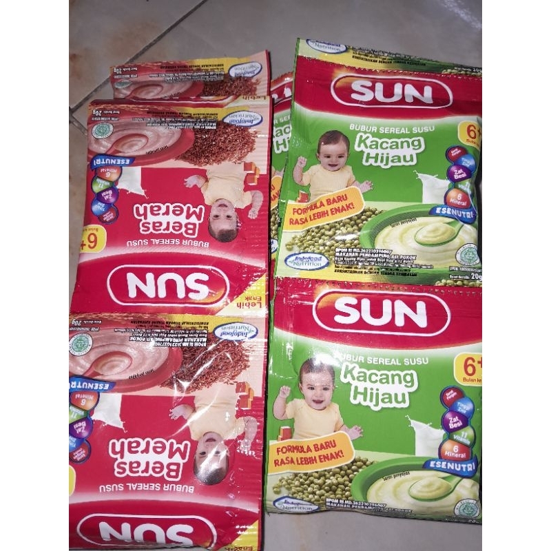 

bubur sun sachet 2 renceng