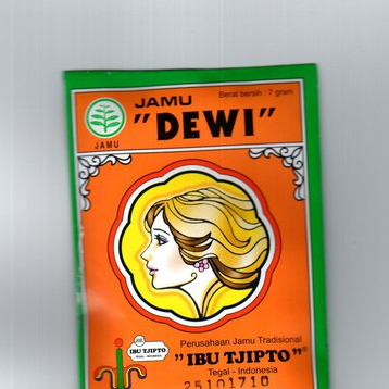 

JAMU TRADISIONAL IBU TJIPTO - DEWI isi 10 saset