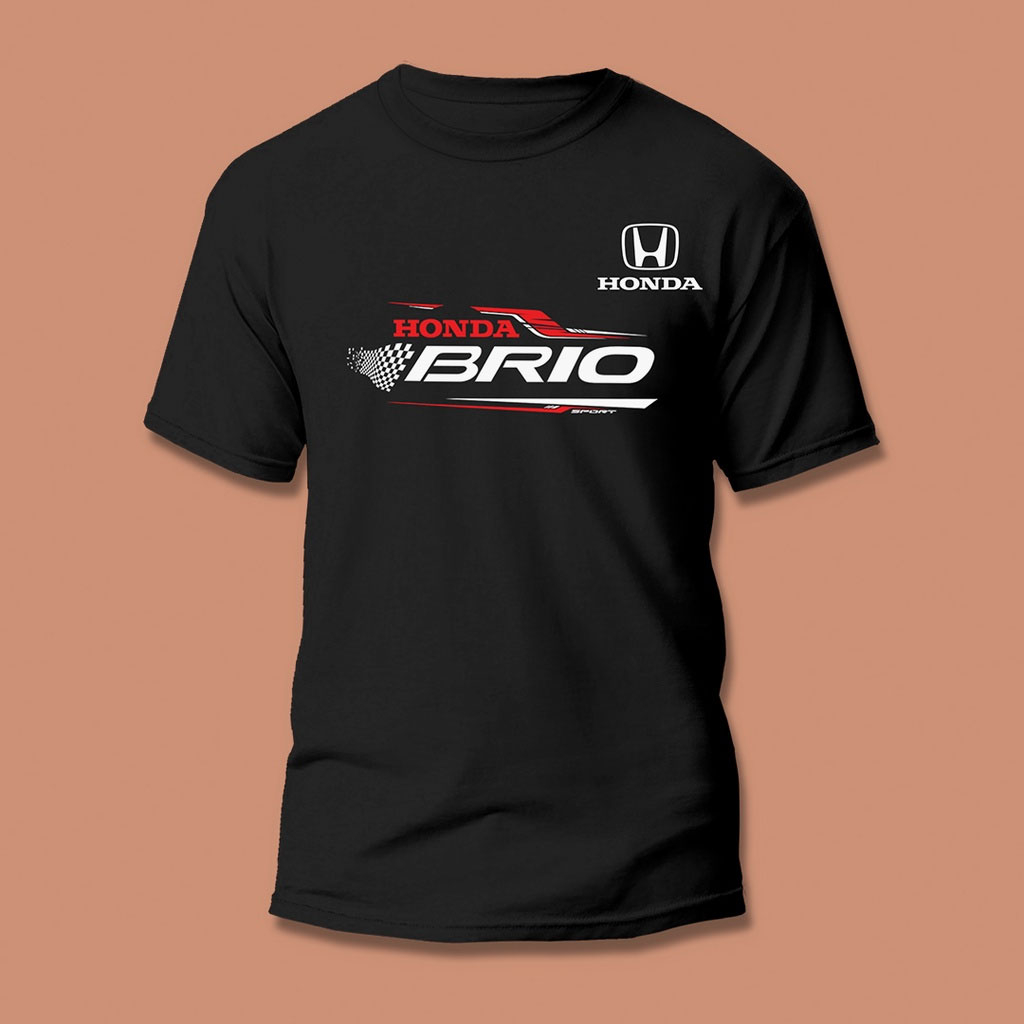 KAOS MOBIL BRIO OTOMOTIF KAOS DISTRO MOBIL HONDA BRIO KEREN