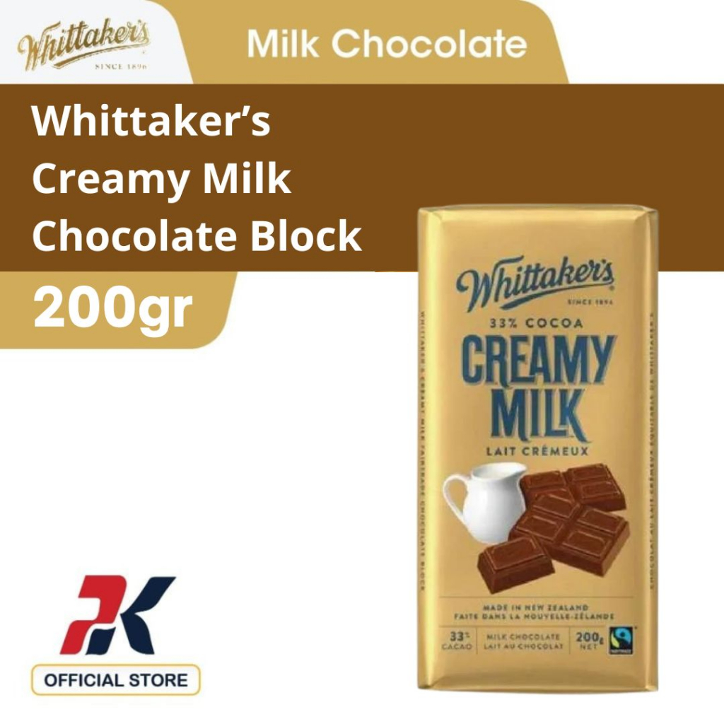 

Whittakers Creamy Milk Chocolate Block 200gr