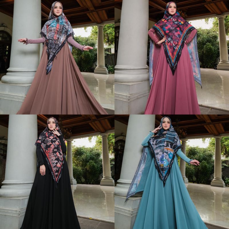 Gamis set khimar *LARAS series* by Agoest Hanggono