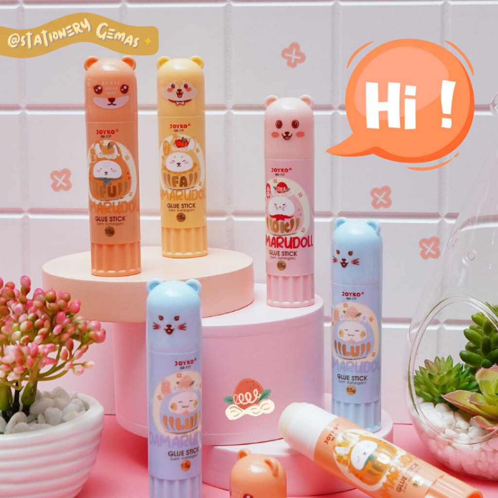 

[GEMAS] Lem Kertas Karakter Boneka Damaru Glue Stick Joyko GS-117