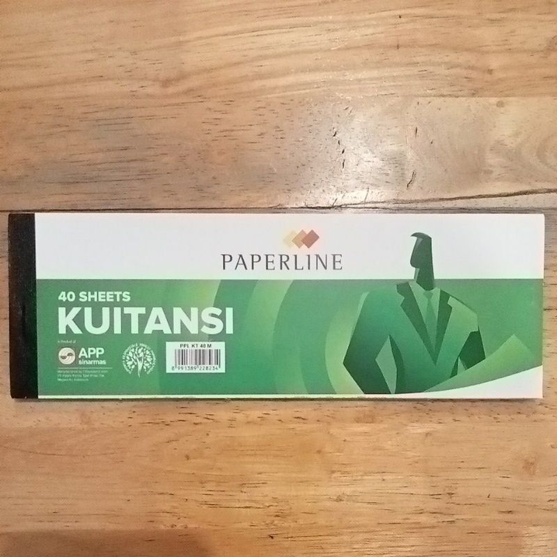 

kuitansi merek paperline ukuran kecil isi 40 lembar