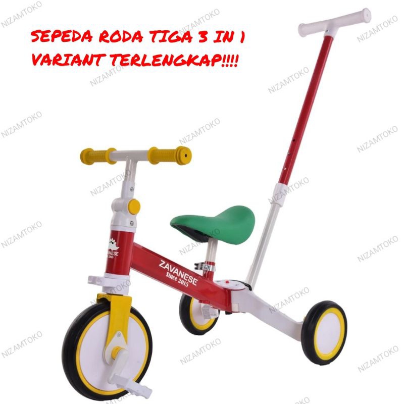 Mainan Sepeda Anak Roda 3 Sepeda keseimbangan Anak 2in1
