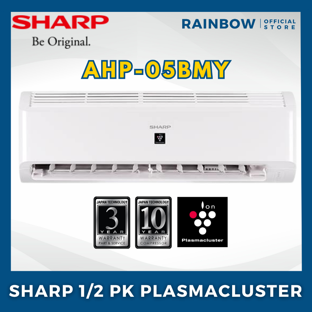 AC SHARP 1/2 PK PLASMACLUSTER AH-AP5BMY