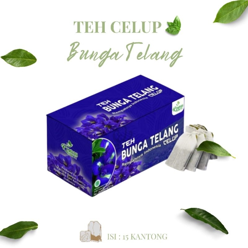 

(READY) Teh Celup Bunga Telang - KHAS KALIMANTAN