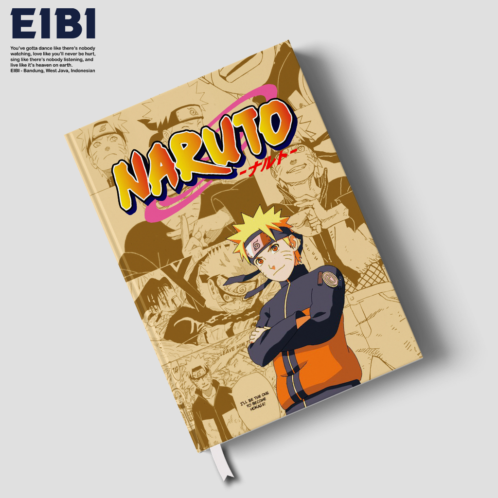 

Eibibook Buku Tulis Catatan Notebook Hardcover Naruto Shippuden