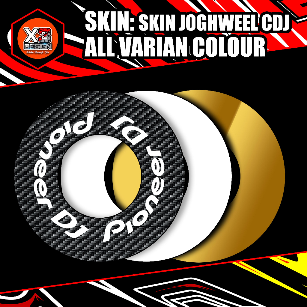 SKINZ LINGKARAN JOGHWEEL ALL VARIAN COLOUR CDJ 800, CDJ 900, CDJ 1000 CDJ2000 DLL