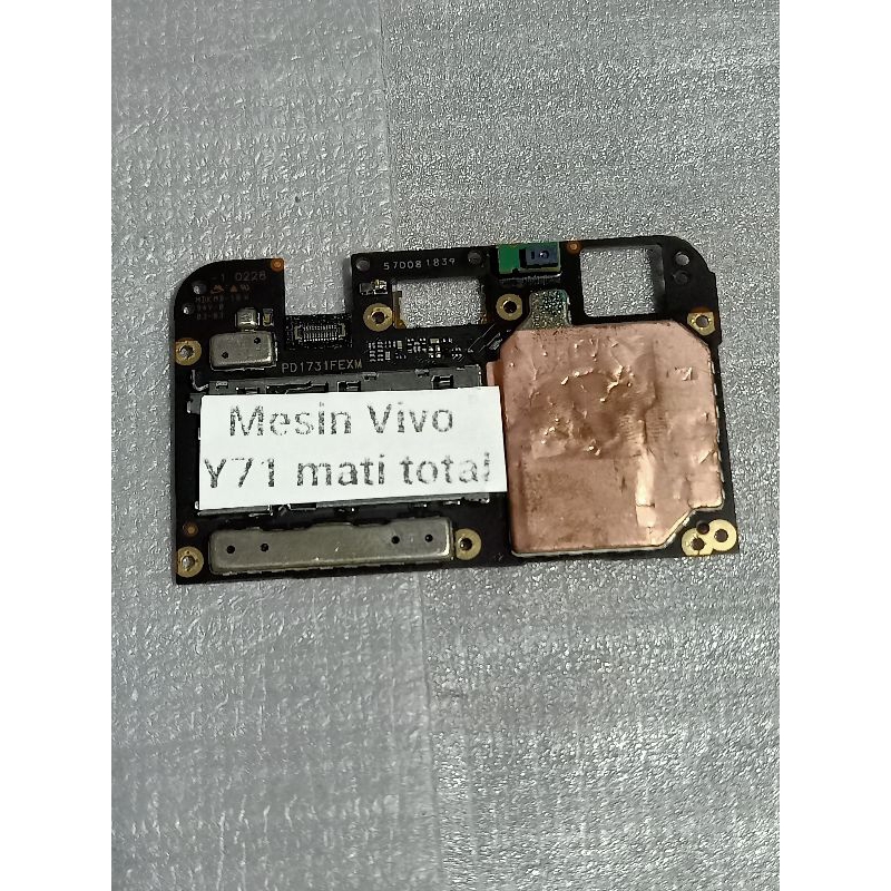 MESIN VIVO Y71 MATI TOTAL PERAWAN