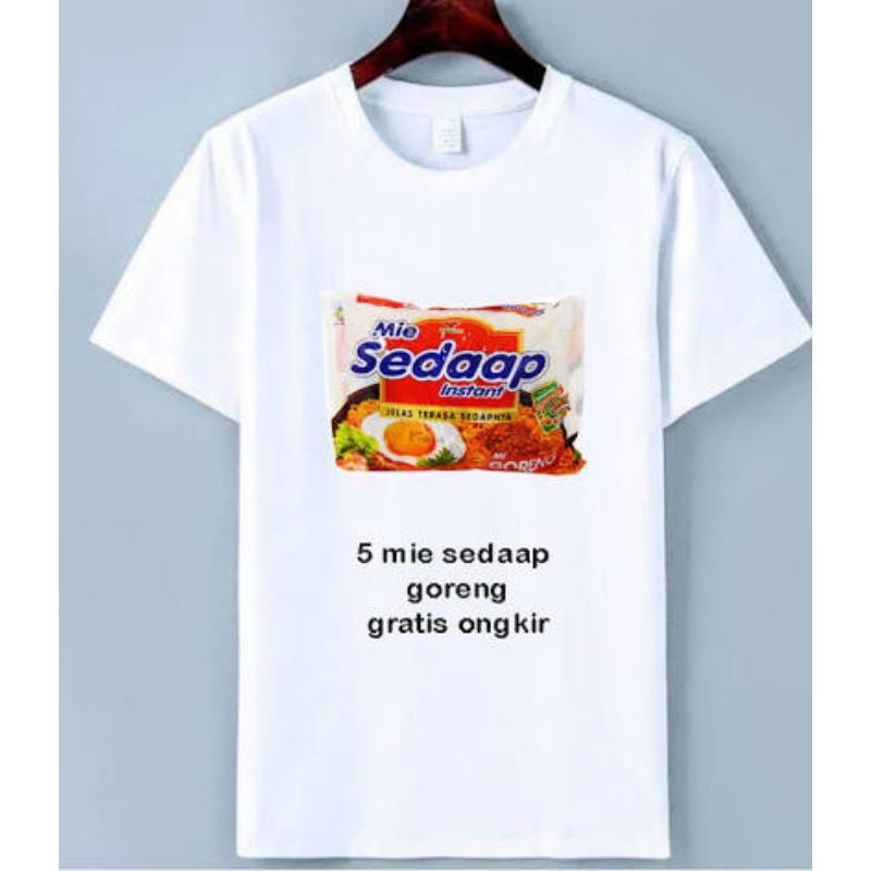 KAOS INDOMIE GORENG  ISI 5 PCS