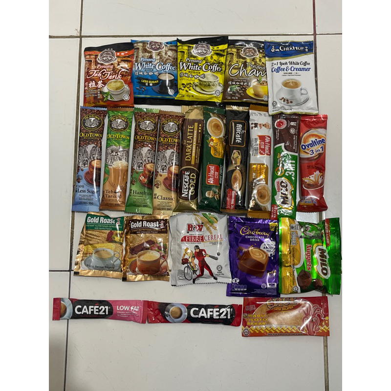 

serba eceran cereal malaysia / kopi malaysia / jajanan malaysia per sachet