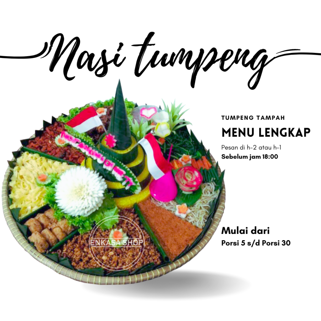 

Nasi Tumpeng nasi kuning tumpeng tampah porsi 5 sampai porsi 30 orang