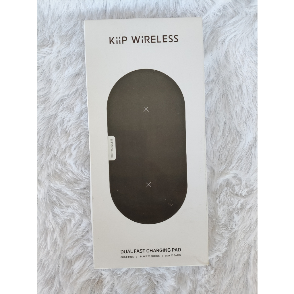 KiiP WIRELESS Dual Charger Pad Fast Charging