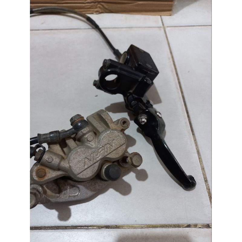 rem set depan kawasaki kx 250 copotan