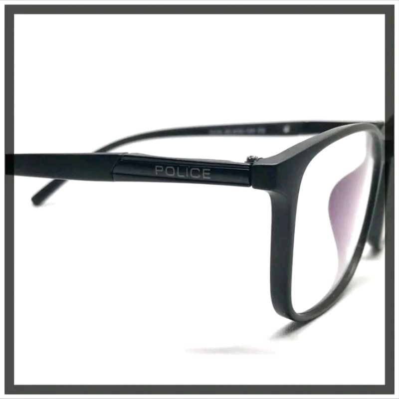 RK Kacamata Photocromic Lensa Anti Radiasi Frame Police Made in Italy Unisex / Kaca Mata elastis