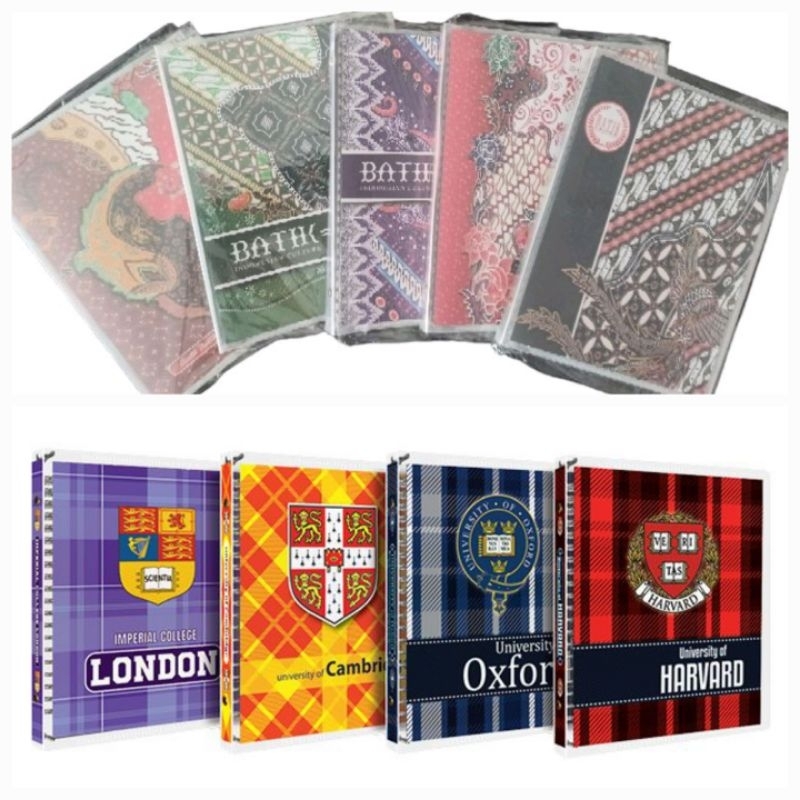 

Map Binder b5 buku kampus ring note batik