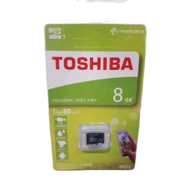 MEMORY CARD TOSHIBA  8GB MICRO SD MMC MEMORI CARD HP