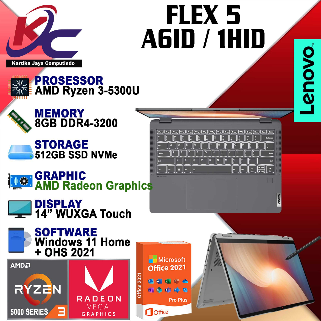 LENOVO FLEX 5 0A6ID / Ryzen-3