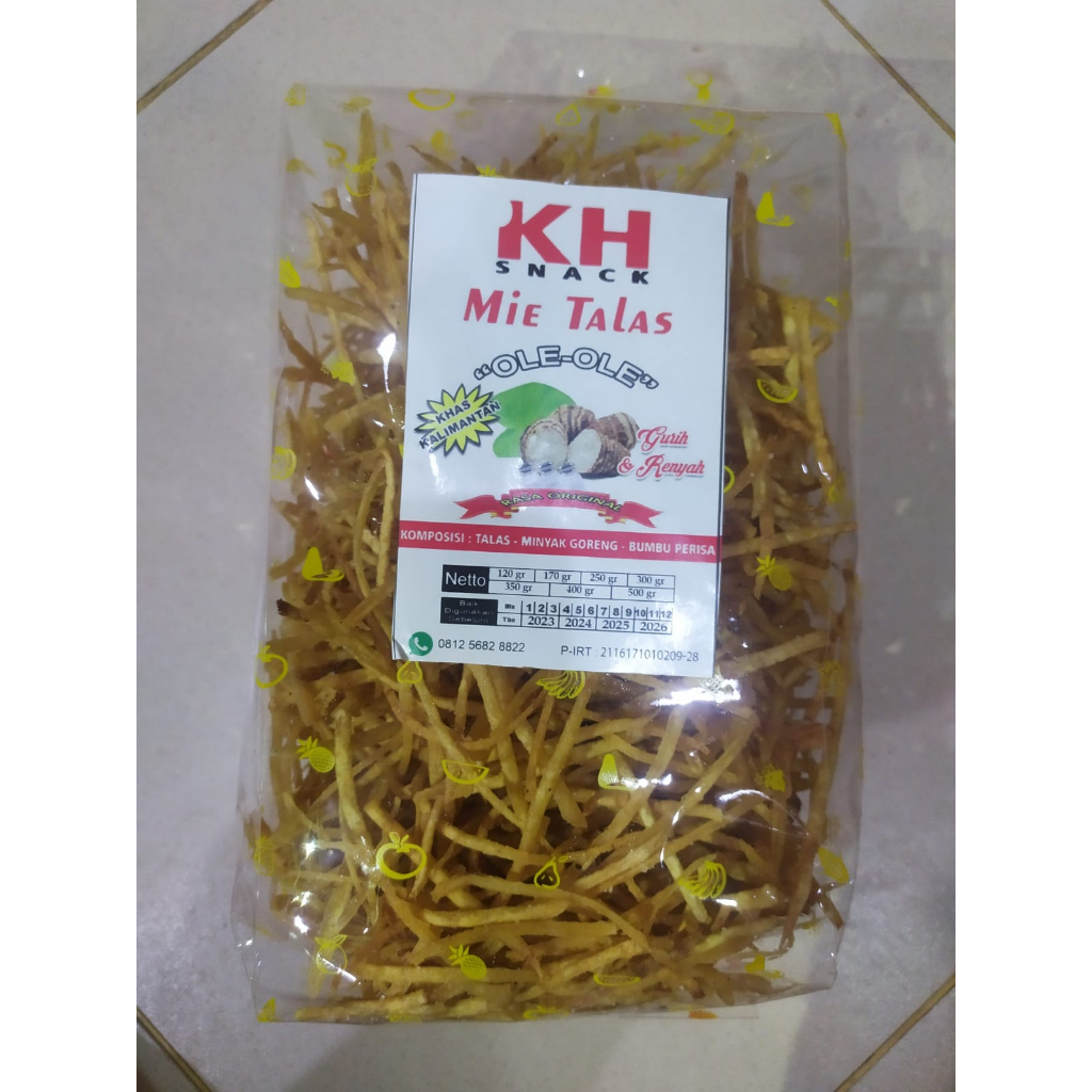 

Mie Talas (350 gram) Asli Pontianak