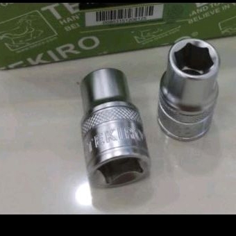 tekiro 13mm mata sok tekiro 1/2"×13mm anak kunci shock ringan hand socket