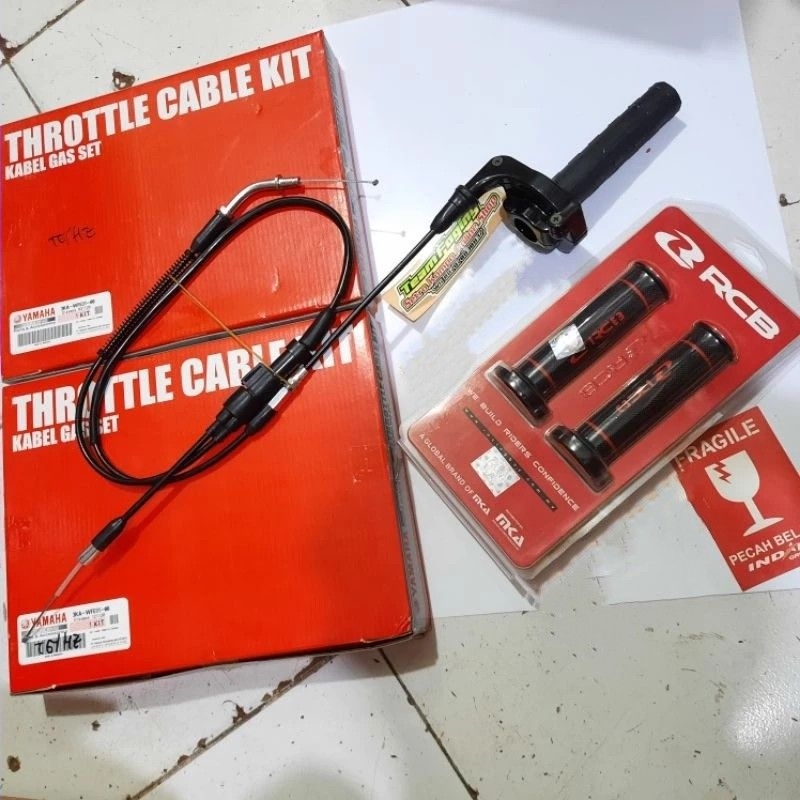 GAS SPONTAN Rx King YZ CABANG GRIP RCB RACING BOY PNP RX KING