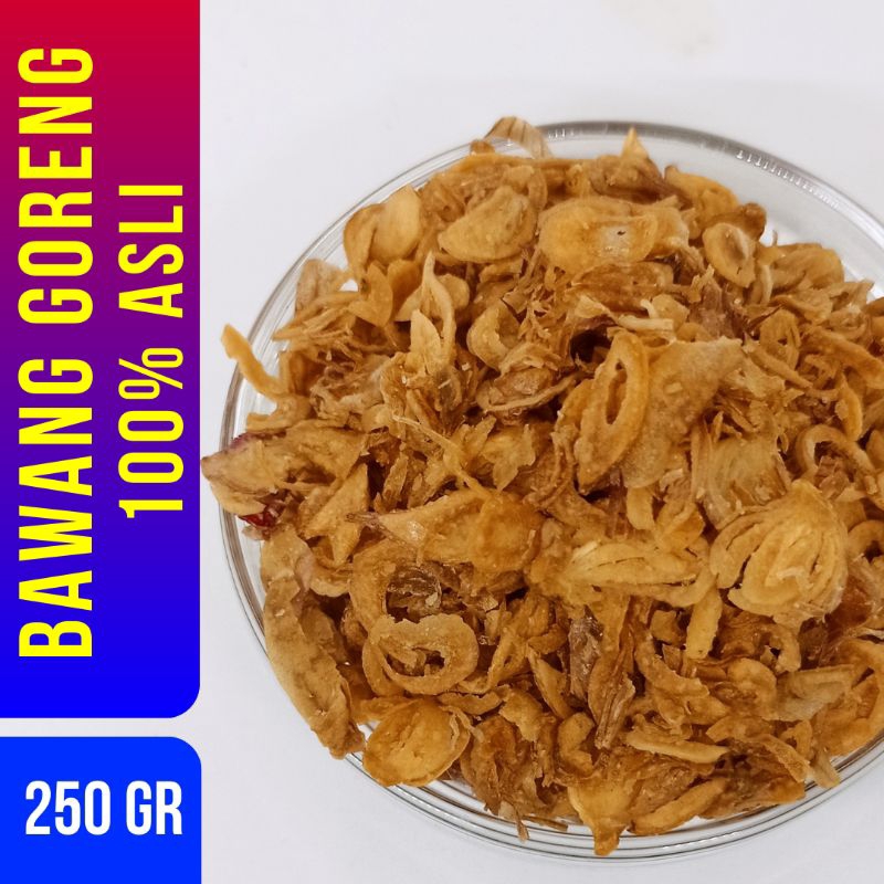 

BAWANG MERAH GORENG GURIH ASLI TANPA CAMPURAN OCHI SNACK 250 gr – Garing, Gurih, dan Renyah