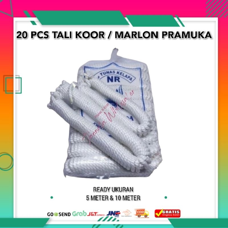 Tali Marlon Pramuka 10 Meter | Tali Marlon 5 Meter | Tali Marlon Bijian
