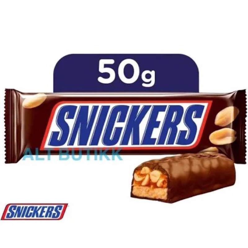 

Snickers Peanut Chocolate Bar 50g