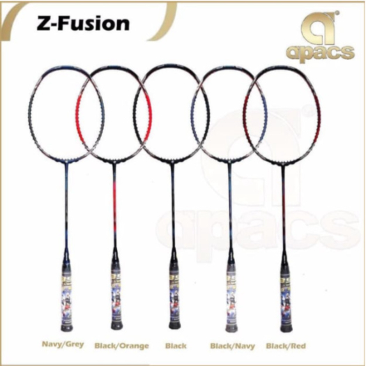 

Jual Raket Badminton APACS Z FUSION Low vibration 35 LBS / 5U-G2 ORIGINAL - Hitam Murah
