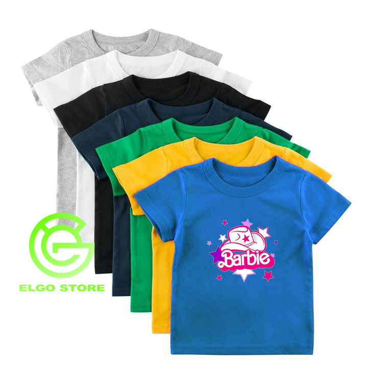 ELGO_STORE | TERBARU Kaos Barbie / Kaos Barbie / Kaos Barbie Anak / Kaos Barbie Anak Perempuan / Kao