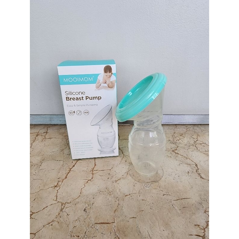 pompa asi manual mooimom silicone breastpump preloved