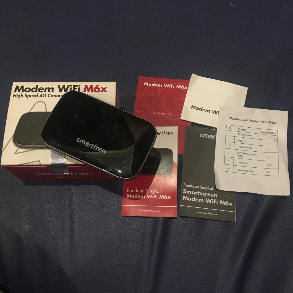 Modem Mifi Smartfren M6X dengan Digital Display