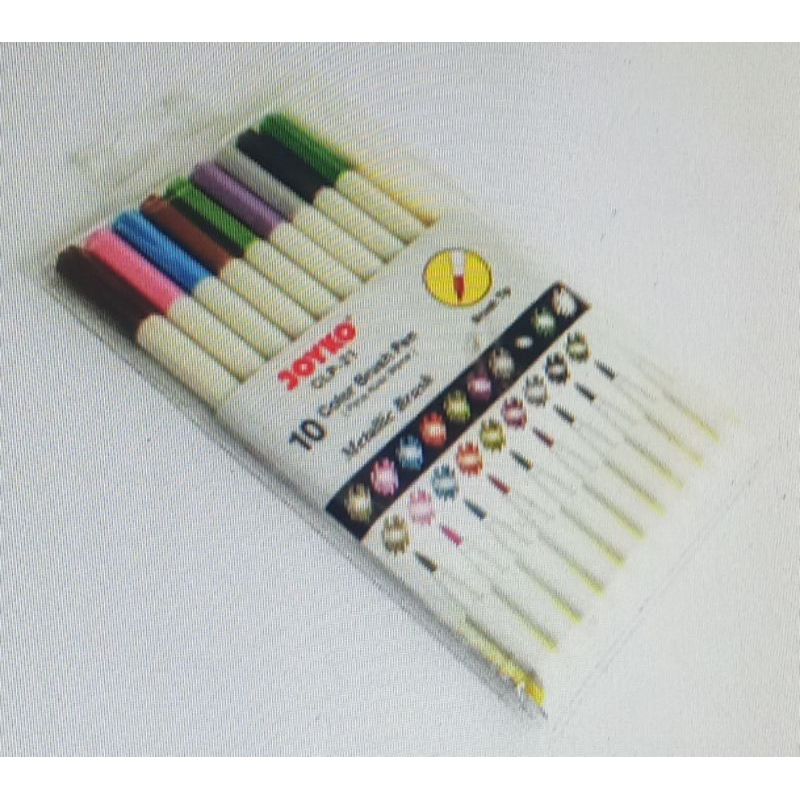 

Joyco Metallic Color Brush Pen 10 warna