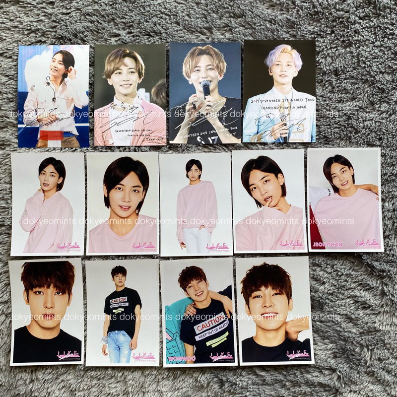 Official Jeonghan Japan Lawson Print / Jeonghan Shining Diamond Japan photoset / Seventeen Photocard