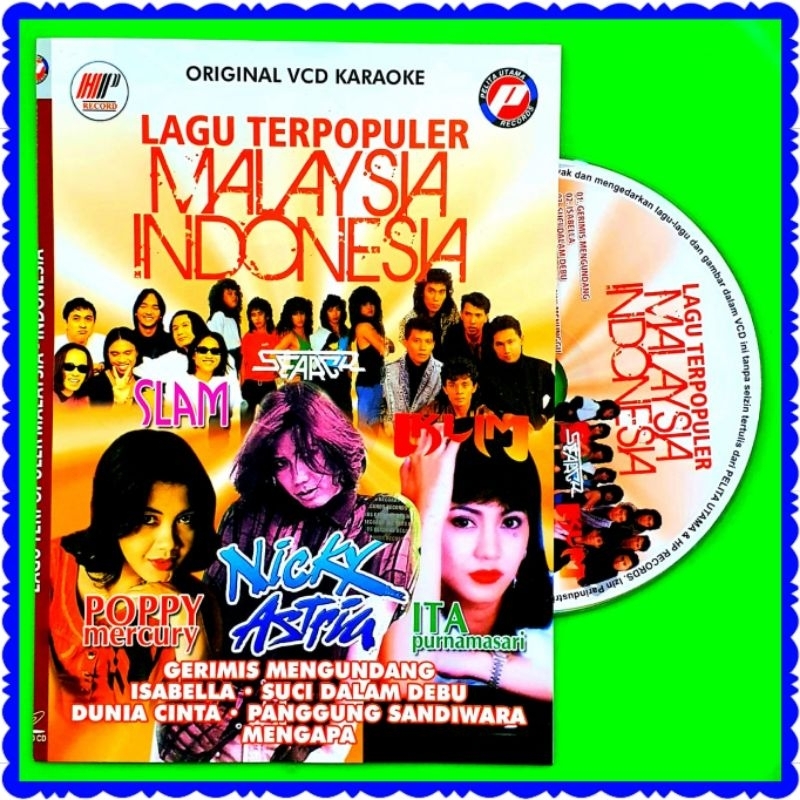 KASET ORIGINAL VCD KARAOKE LAGU MALAYSIA INDONESIA-KASET VCD KARAOKE DUET-KASET CD KARAOKE-KASET DPD