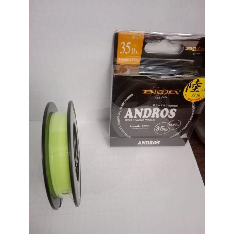 senar pancing blood andros