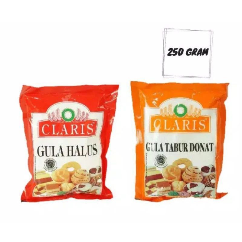 

Gula Halus Claris \ Gula Tabur Donat Clarisisi 250gr