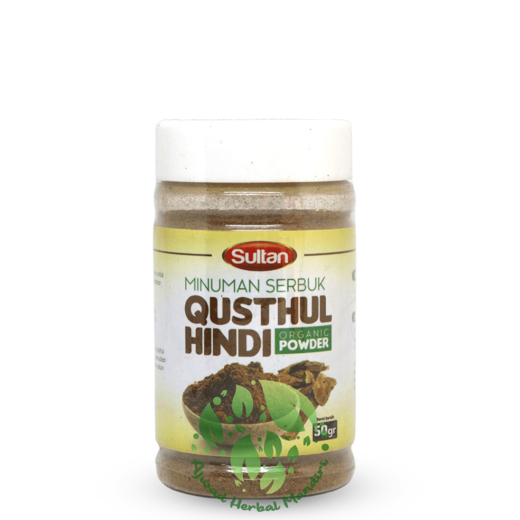 Qusthul Hindi Serbuk Sultan 50gr Asli Original Herbal Membantu Mengatasi Masalah Tenggorokan dan Pen