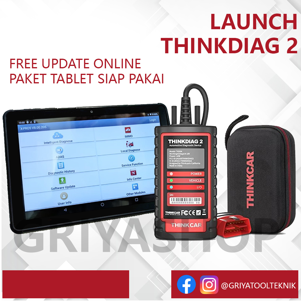 Scanner Mobil Launch Thinkdiag 2 + tablet