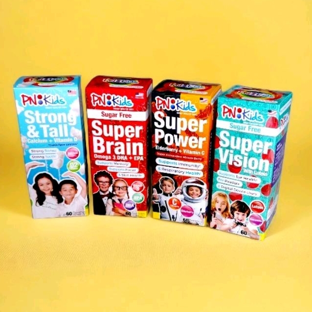 PN Kids Strong & Tall Calcium Vitamin D Gummies Permen Tinggi Badan Anak