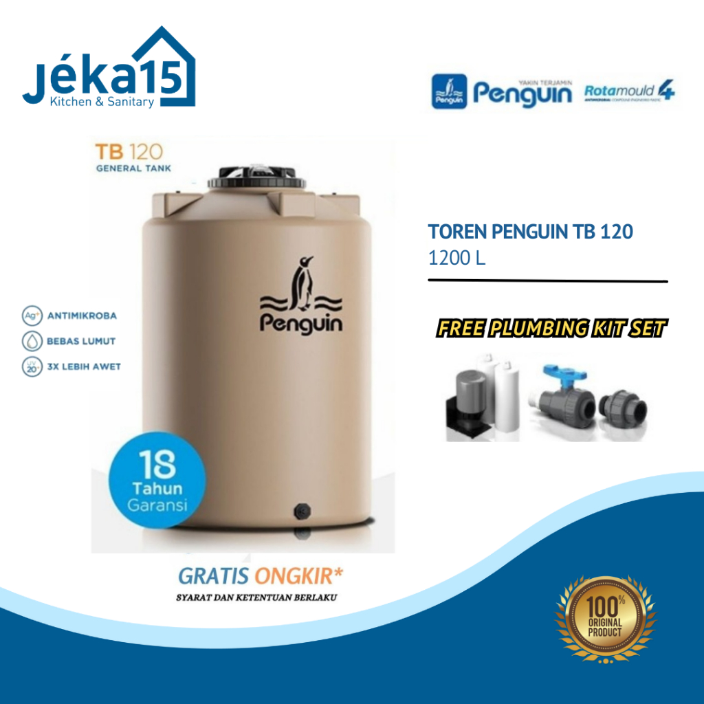 TANGKI AIR PENGUIN 1200 LITER/ TANGKI AIR/TANDON AIR