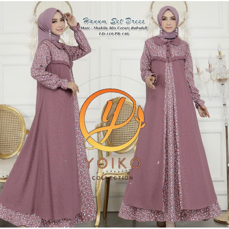 SPESIAL  HAVA DRESS / Gamis / Gamis terbaru / Model gamis terbaru 2023 simple elegan / Model baju ga