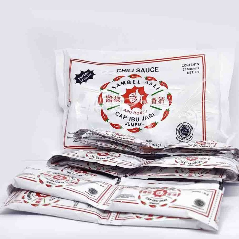

SAMBAL ASLI CAP IBU JARI JEMPOL ORIGINAL SACHET 25x8gr