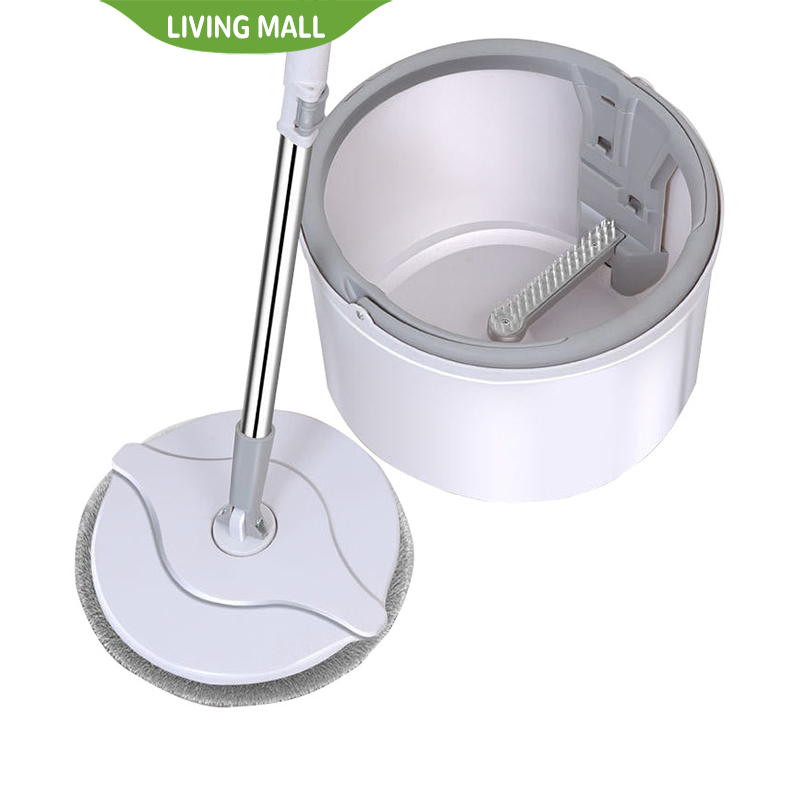 LIVING MALL Alat Pel Lantai Ultra Mop Pembersih Lantai Pel Putar Spin Mop Otomatis Pel D23/D31