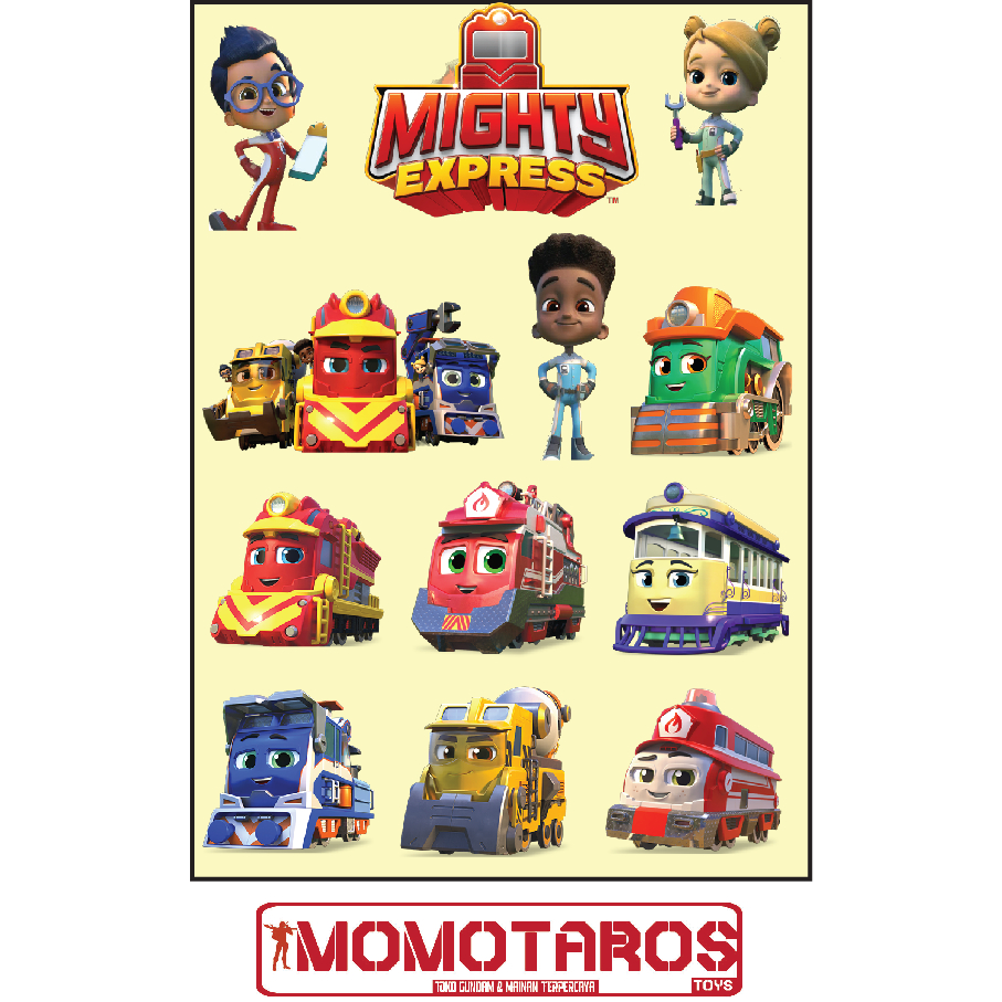 

Sticker murah antiair Mighty Express 1 pc